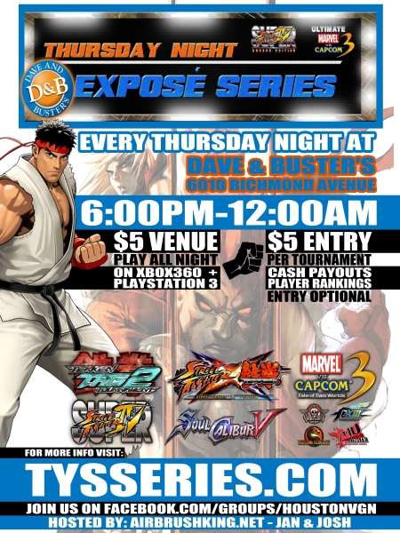 New Dave and Buster Expose Flyer